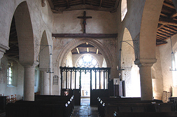 The interior looking east May 2011